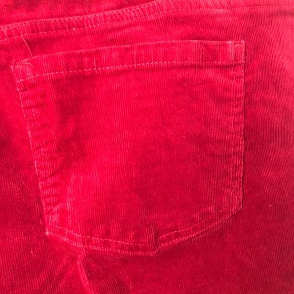 CJ Banks Red Corduroy Pants 22W - Picture 5 of 11